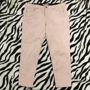 Democracy size 16 pale pink ankle jean